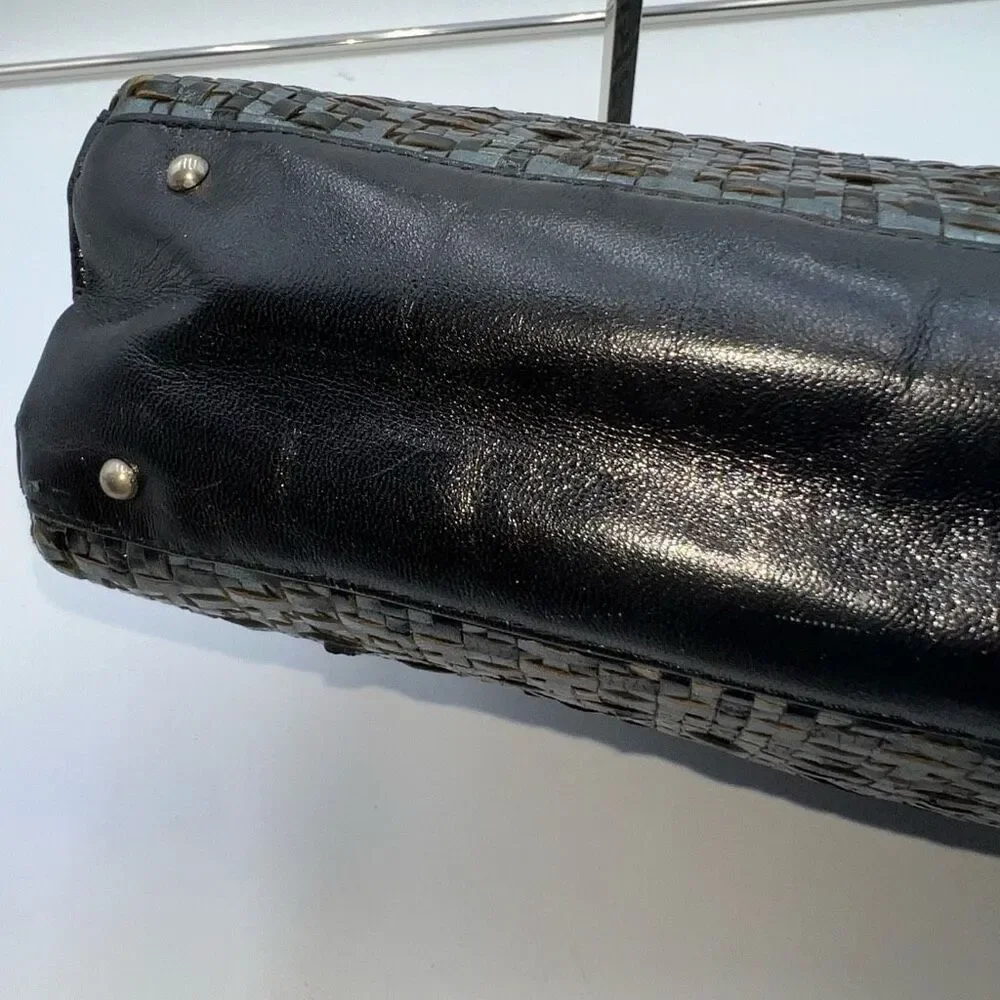 Givenchy Vintage Woven Signature with Acrylic Handles